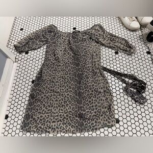 Sweet Pea by Stacy frati leopard print dress size small